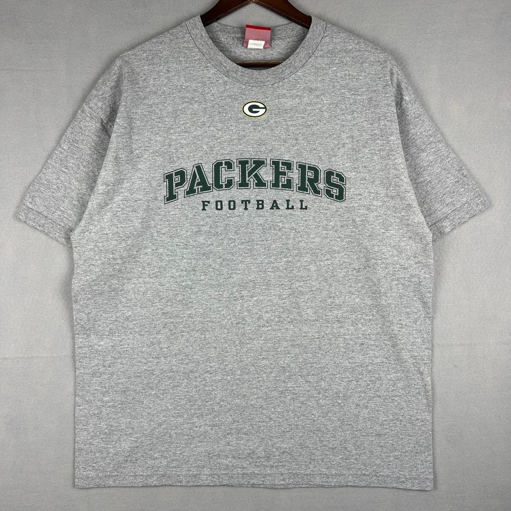 Green Bay Packers NFL Football Grey Tee Shirt XL